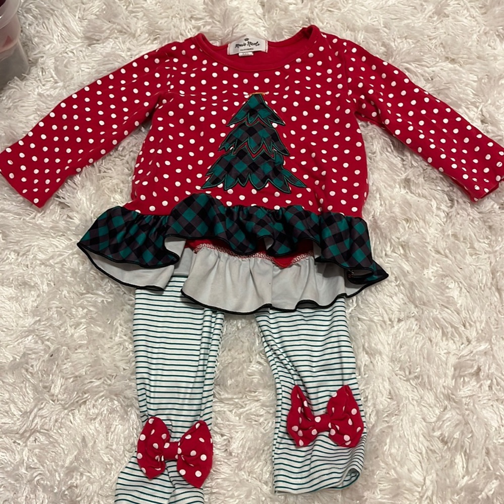 Christmas Infant Boutique Outfit
